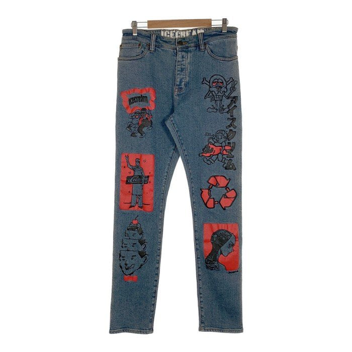 ICE CREAM アイスクリーム INFAMOUS JEAN ストレッチデニムパンツ インディゴ 421-1102 Size 32 福生店