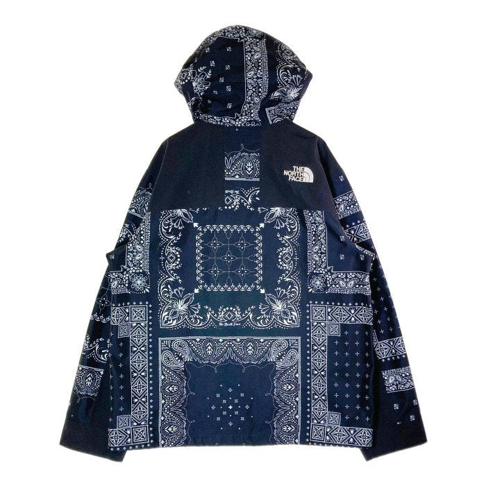 THE NORTH FACE ノースフェイス マウンテンパーカー ゴアテックス 韓国限定 ペイズリー バンダナ柄 ブラック size3XL 瑞穂店