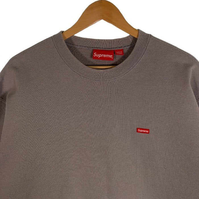 SUPREME シュプリーム 22AW Small Box Crewneck スモールボックス クルーネックトレーナー グレー Size M 福生店