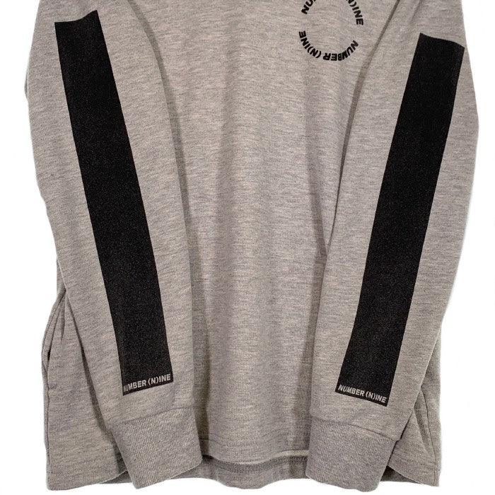 NUMBER(N)INE DENIM ナンバーナイン デニム スウェットクルーネック トレーナー サイドライン グレー Size M 福生店