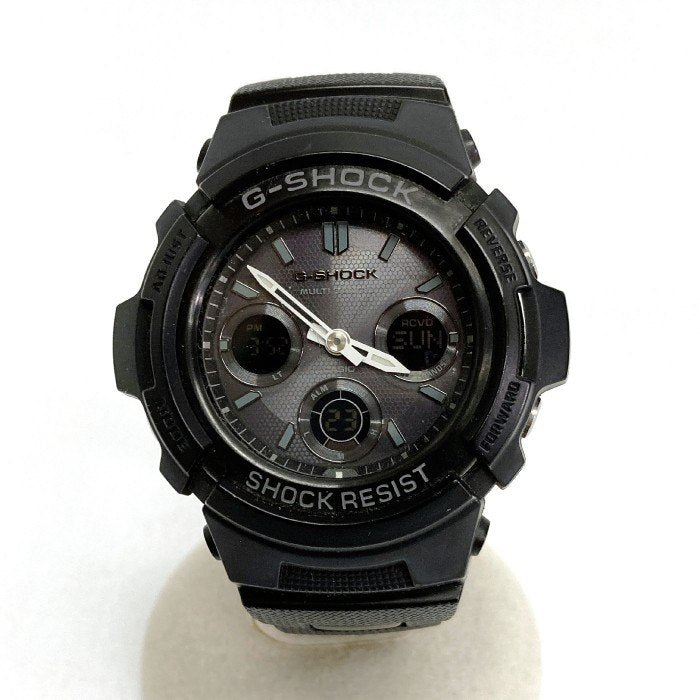 CASIO カシオ G-SHOCK ジーショック AWG-M100BC ソーラー電波 メタルプラスチックベルト 腕時計 ブラック 瑞穂店
