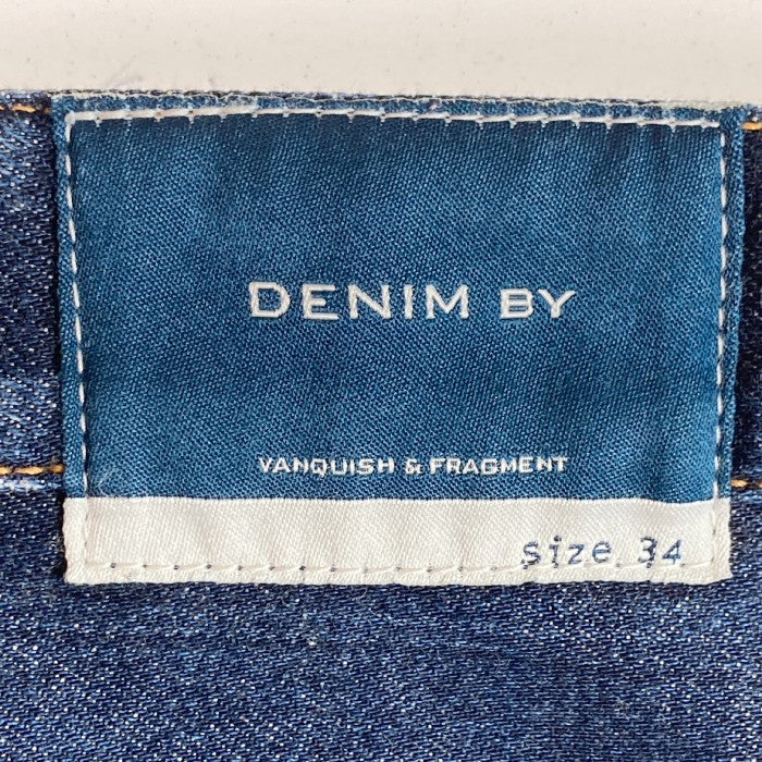 DENIM BY VANQUISH & FRAGMENT デニムバイヴァンキッシュフラグメント クロップドデニムパンツ VFP5015 インディゴ size34 瑞穂店