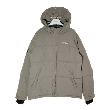 RVCA ルーカ BC042776 VISOR HOODED PUFFER JACKET 中綿ジャケット グレージュ sizeS 瑞穂店