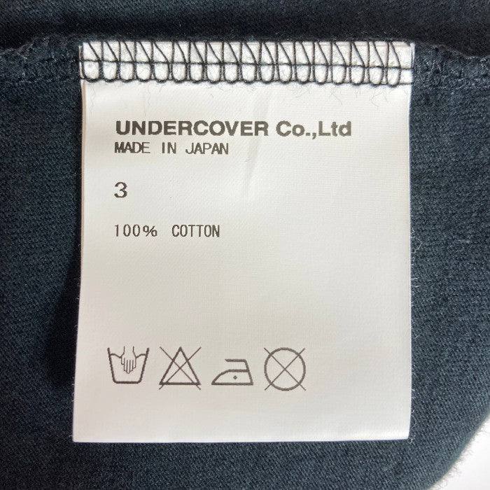 UNDERCOVER アンダーカバー ZOZO限定 Uロゴ MOON artscabut期 バックプリント Tシャツ ブラック sizeL 瑞穂店