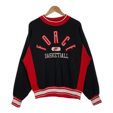 80-90's NIKE ナイキ FORCE BASKETBALL スウェット トレーナー ブラック Size M 福生店