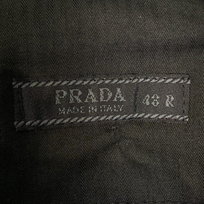 PRADA プラダ ウールスーツ 2Bジャケット スラックス ブラック Size 48R 福生店