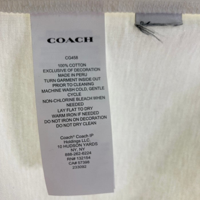 COACH コーチ CG458 ストロベリー Tシャツ ホワイト sizeM 瑞穂店