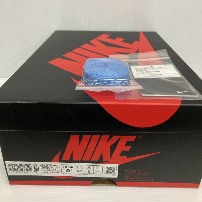 NIKE ナイキ Air Jordan 1 High OG University Blue エアジョーダン1 ハイ 555088-134 ユニバーシティブルー size27.5cm 瑞穂店
