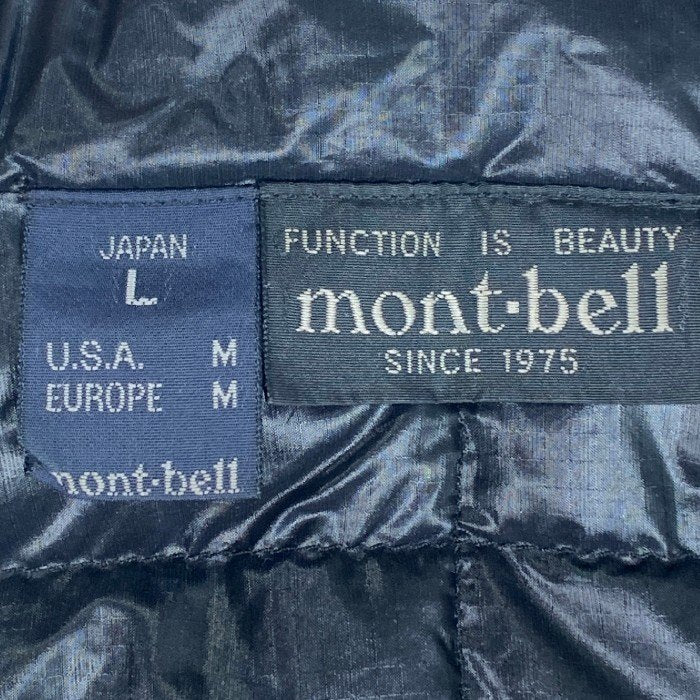 mont-bell モンベル ULダウン インナージャケット ブラック 1101243 ナイロン Size L 福生店