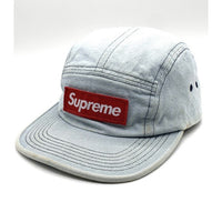 SUPREME シュプリーム 18AW Washed Chino Twill Camp Cap ウォッシュドチノツイル キャンプキャップ ライトブルー  福生店