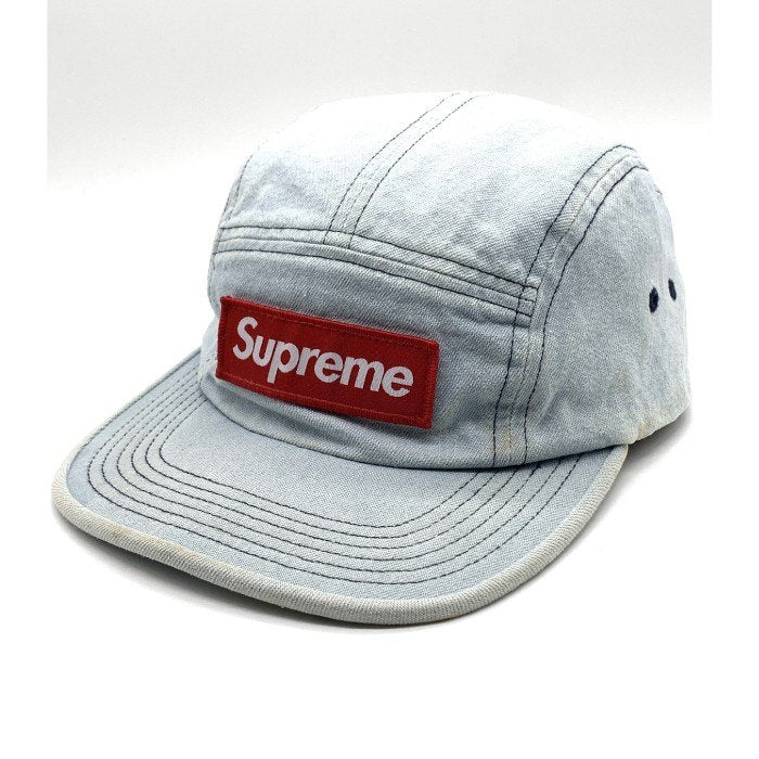 SUPREME シュプリーム 18AW Washed Chino Twill Camp Cap ウォッシュドチノツイル キャンプキャップ ライトブルー 福生店