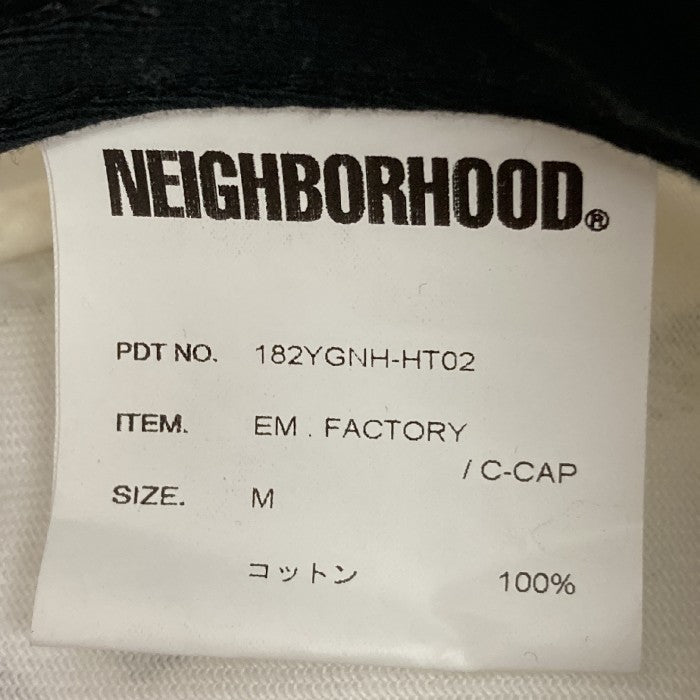 NEIGHBORHOOD ネイバーフッド FUCK EM コットン ワークキャップ ホワイト 瑞穂店