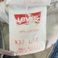 Levi's リーバイス 501 ボタンフライデニムパンツ 90's 555ボタン ジーンズ ブルー sizeW33 瑞穂店