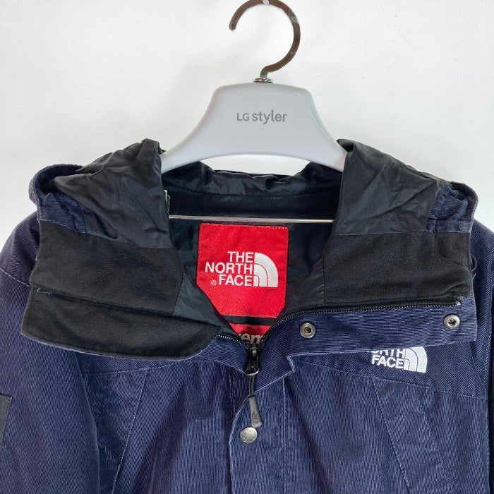 SUPREME×THE NORTH FACE シュプリーム×ザノースフェイス NP01250 Corduroy Mountain Shell Jacket コーデュロイ マウンテン シェル ジャケット ネイビー sizeS 瑞穂店