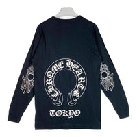 CHROME HEARTS クロムハーツ TOKYO限定 ホースシューバックプリント L/S Tee ロンT ブラック sizeM 瑞穂店