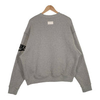 NIKE ナイキ 18AW FEAR OF GOD フィアオブゴッド Top 3/4 Crewneck Sweat クルーネックスウェットトレーナー グレー AR0635-063 Size M 福生店