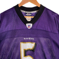 Reebok リーボック NFL RAVENS FLACCO ゲームシャツ パープル Size L 福生店