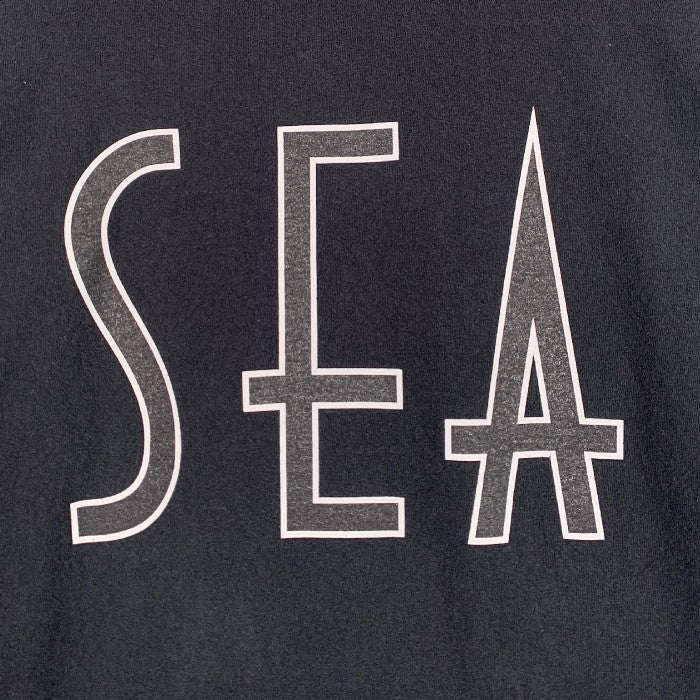 WIND AND SEA ウィンダンシー プリント ロングスリーブTシャツ ブラック WDS-20A-TPS-06 Size M 福生店