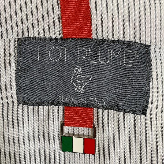 HOT PLUME ホットプルム ダウンジャケット チェック スナップボタン Size 50 福生店