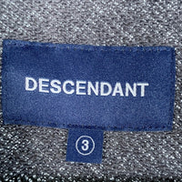 DESCENDANT ディセンダント ハーフジップスウェット トレーナー グレー Size 3 福生店