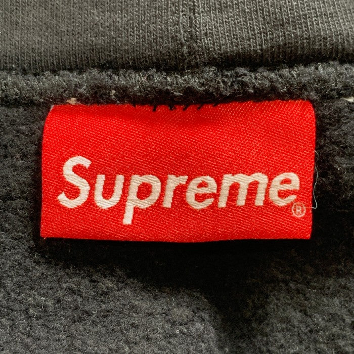 SUPREME シュプリーム 21SS Embroidered S Logo Hooded Sweatshirt Sロゴ プルオーバー スウェットパーカー ブラック Size L 福生店