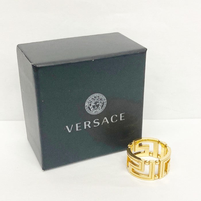 VERSACE ヴェルサーチ グレカリング 指輪 ゴールド size23 瑞穂店