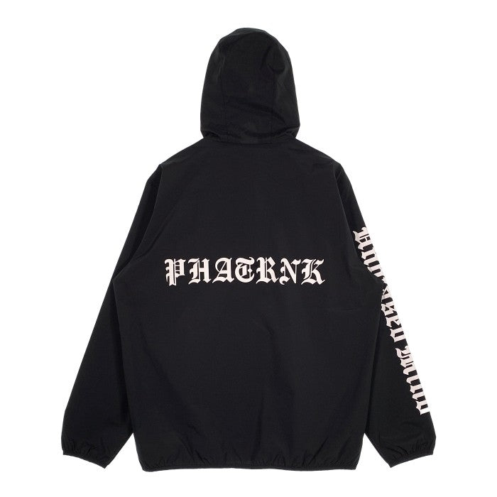 PHATRNK ファットランク Unbiased Mind プリント ジップアップパーカー ブラック Size XXL 福生店