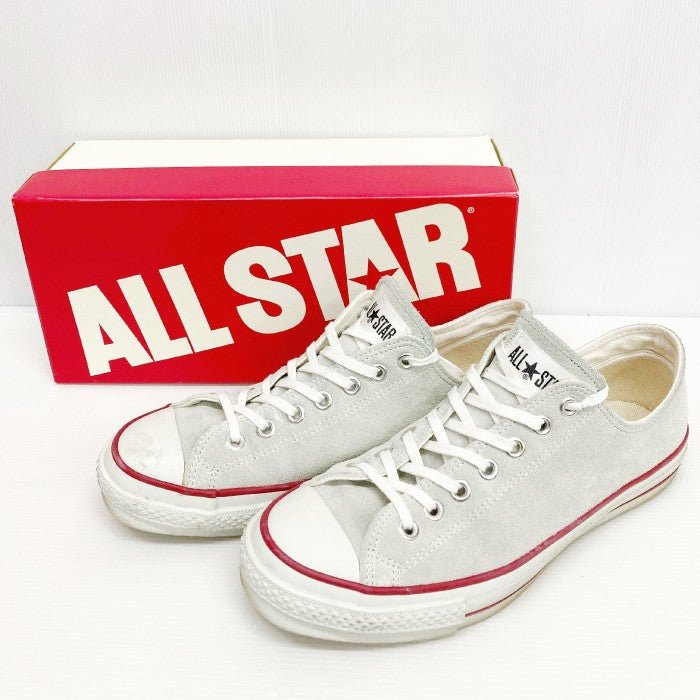 CONVERSE コンバース 日本製 ALL STAR SUEDE AS J LCLZ OX TOKYO LIMITED EDITION PRODUCTS スエード オールスター ローカライズ グレー size28cm 瑞穂店