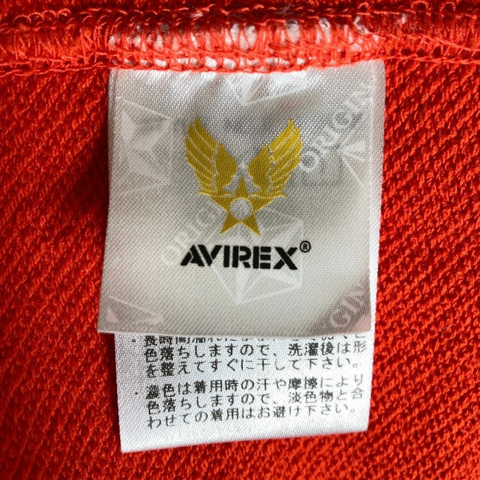 AVIREX アヴィレックス SWEAT PARKA GT-10 パーカー オレンジ sizeM 瑞穂店