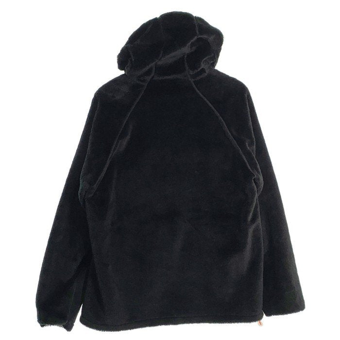 MINOTAUR ミノトール THERMAL STORAGE HOODED リバーシブル ジップアップパーカー ブラック ナイロン フリース Size L 福生店