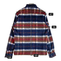 Tommy Hilfiger トミーヒルフィガー Shadow Check Overshirt Desert Sky Multi モヘア チェックシャツ ネイビー/レッド sizeS 瑞穂店