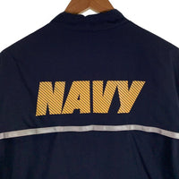 U.S.NAVY 米海軍 NAVY RUNNING JACKET ナイロン ランニングジャケット トラック ネイビー 16年会計 Size S-S 福生店