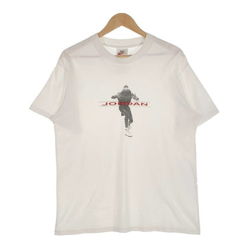90's NIKE ナイキ JORDAN ジョーダン フォトプリント Tシャツ ホワイト マレーシア製 Size M 福生店