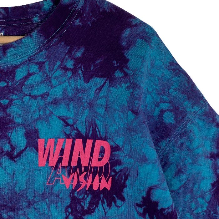 WIND AND SEA ウィンダンシー 23SS VISION ヴィジョン タイダイプリントTシャツ ブルー パープル Size XL 福生店