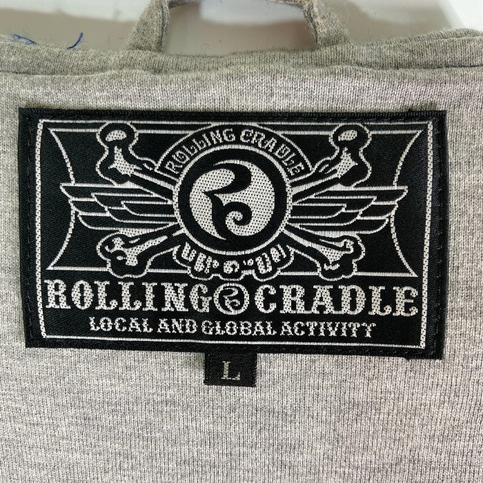 ROLLING CRADLE ローリングクレイドル フード デニムジャケット ネイビー sizeL 瑞穂店