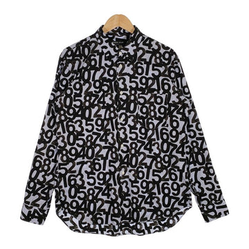 COMME des GARCONS HOMME DEUX コムデギャルソン オムドゥ 19AW ナンバープリント シャツ DD-B053 AD2019 Size L 福生店