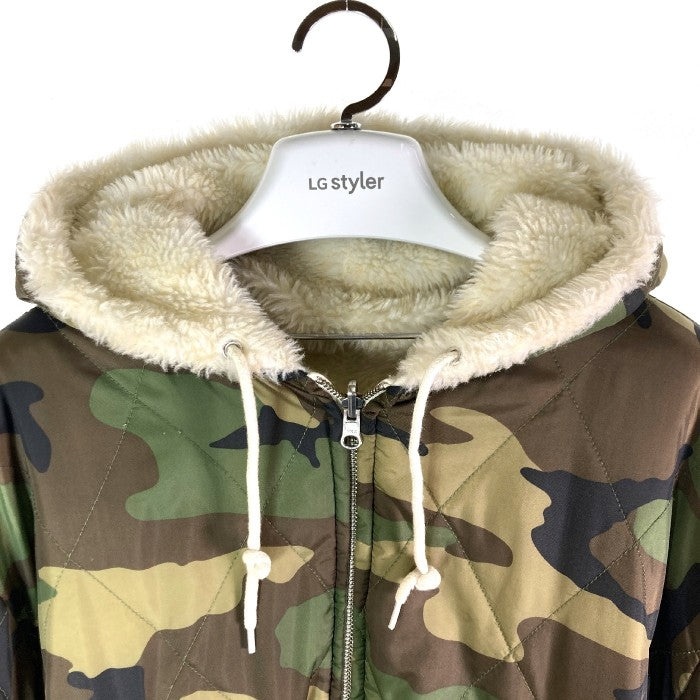 SUPREME シュプリーム 17AW Reversible Sherpa Work Parka リバーシブル ワークパーカー 迷彩 カモフラ アイボリー sizeXL 瑞穂店