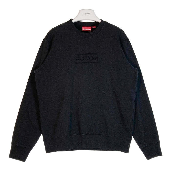 Supreme シュプリーム  Cutout Logo Crewneck 20SS スウェット カットアウト ブラック sizeM 瑞穂店