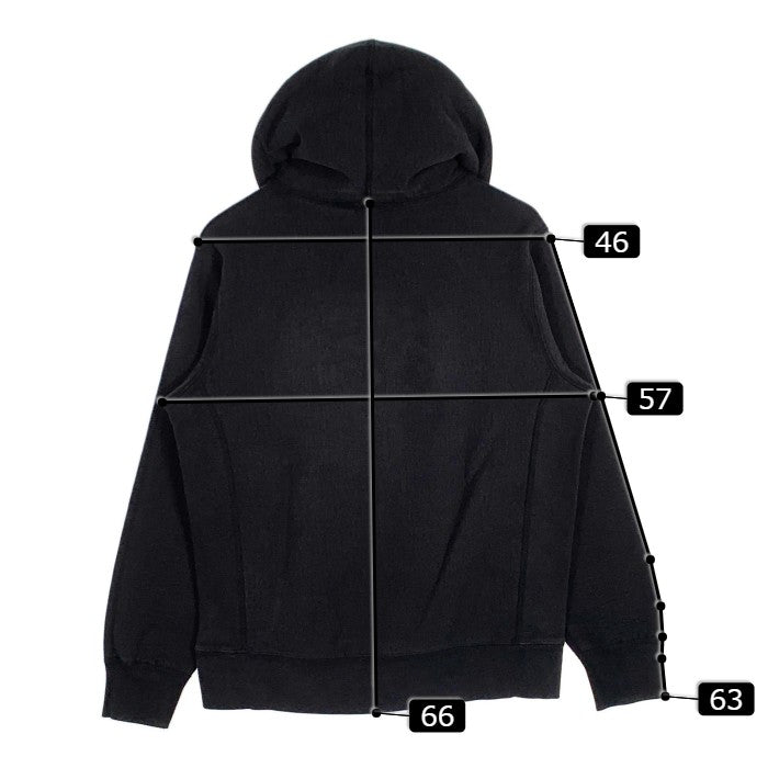 SUPREME シュプリーム 17AW Centerpiece Hooded Sweatshirt センターピース 刺繡 スウェットパーカー ブラック Size M 福生店