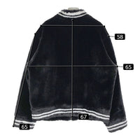 SUPREME シュプリーム 20SS Faux Fur Varsity Jacket フェイクファー バーシティ ジャケット ブラック sizeXL  瑞穂店