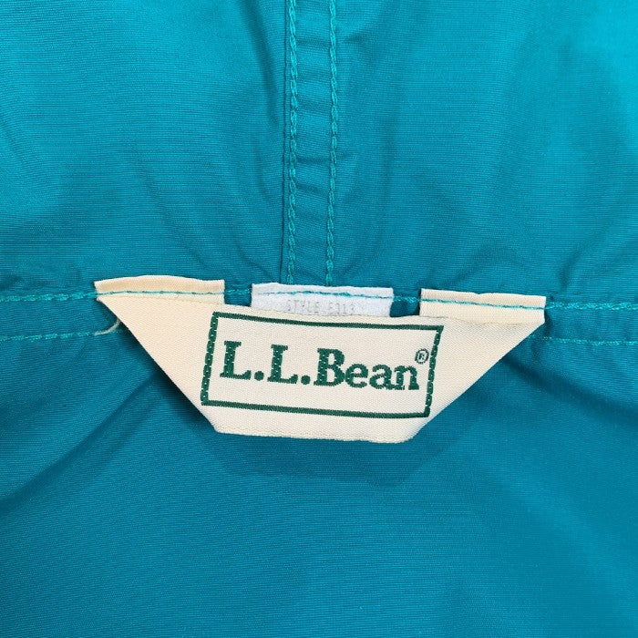 US古着 80's L.L.Bean エルエルビーン ナイロン アノラック パーカー エメラルドグリーン Size M 福生店