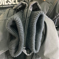 DIESEL ディーゼル ファー付き 中綿ジャケット ブラック sizeS 瑞穂店