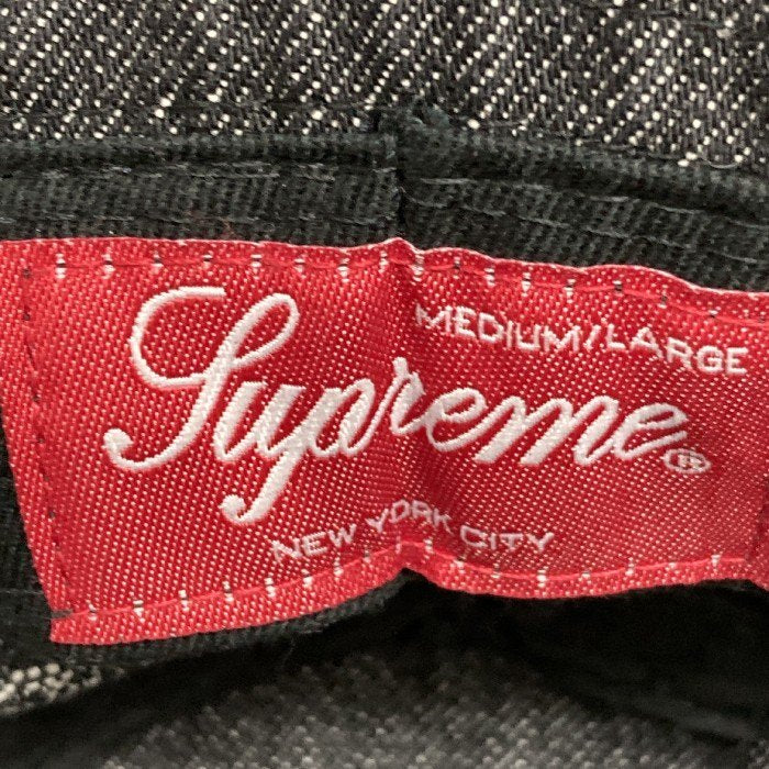 Supreme シュプリーム 22SS Fade Jacquard Denim Crusher フェード ジャガード デニム バケットハット グレー sizeM-L 瑞穂店