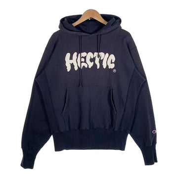 HECTIC ヘクティク リバースウィーブ スウェットパーカー チャンピオン ネイビー Size L 福生店