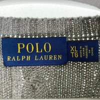 RALPH LAUREN ラルフローレン ケーブル編み コットンニット セーター グレー sizeXL 瑞穂店