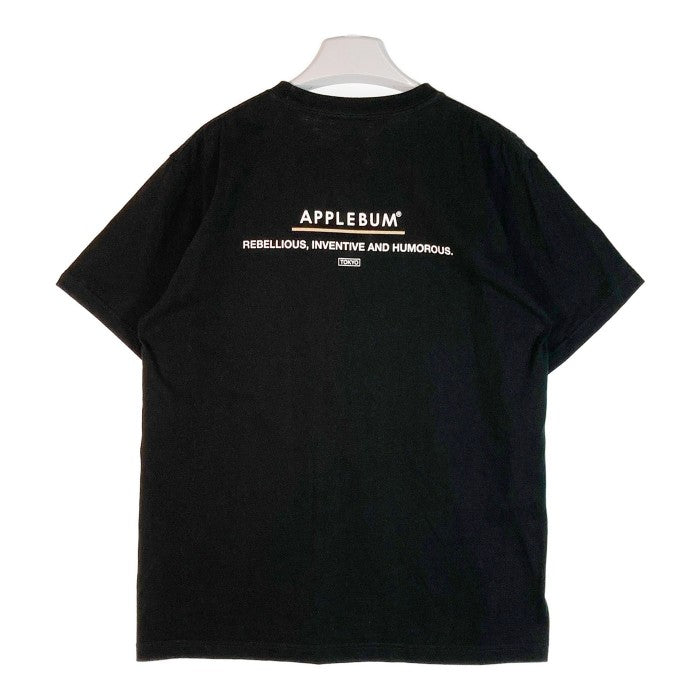 APPLEBUM アップルバム Girls,Girls,Girls BONITA プリント Tシャツ ブラック sizeL 瑞穂店