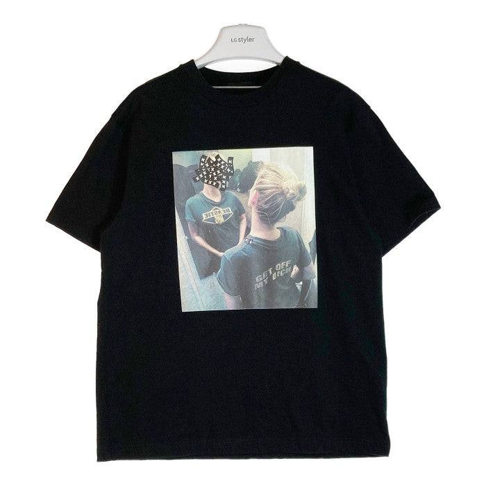 GOD SELECTION XXX ゴッドセレクショントリプルエックス 21AW GX-A22-ST-02フロントミラーガールフォトプリント Tシャツ ブラック sizeS 瑞穂店