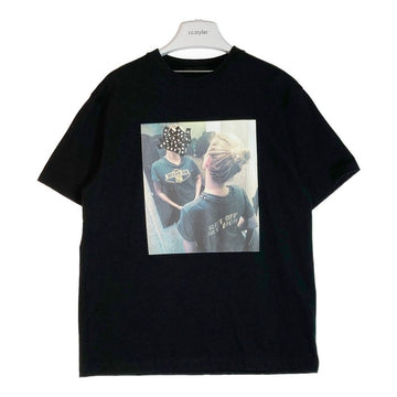 GOD SELECTION XXX ゴッドセレクショントリプルエックス 21AW GX-A22-ST-02フロントミラーガールフォトプリント Tシャツ ブラック sizeS 瑞穂店