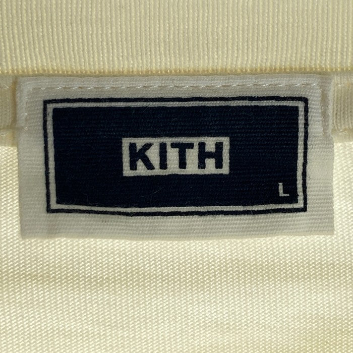 KITH キス Cowboy Classic Logo Vintage Tee カウボーイクラシック ロゴ ビンテージ Tシャツ アイボリー系 sizeL 瑞穂店