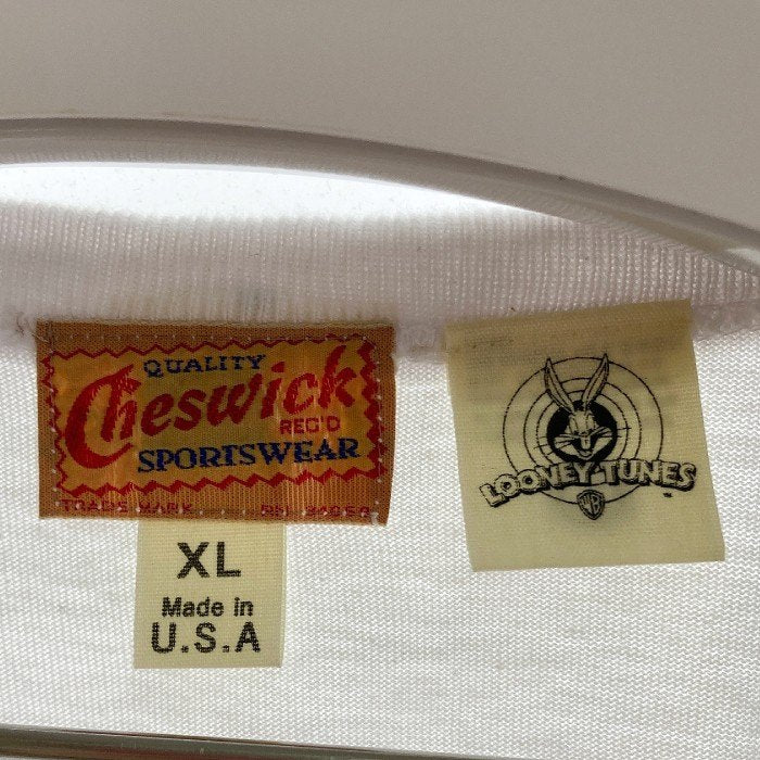 Cheswick×LOONEY TUNES チェスウィック×ルーニーチューンズ プリントTシャツ ホワイト sizeXL 瑞穂店